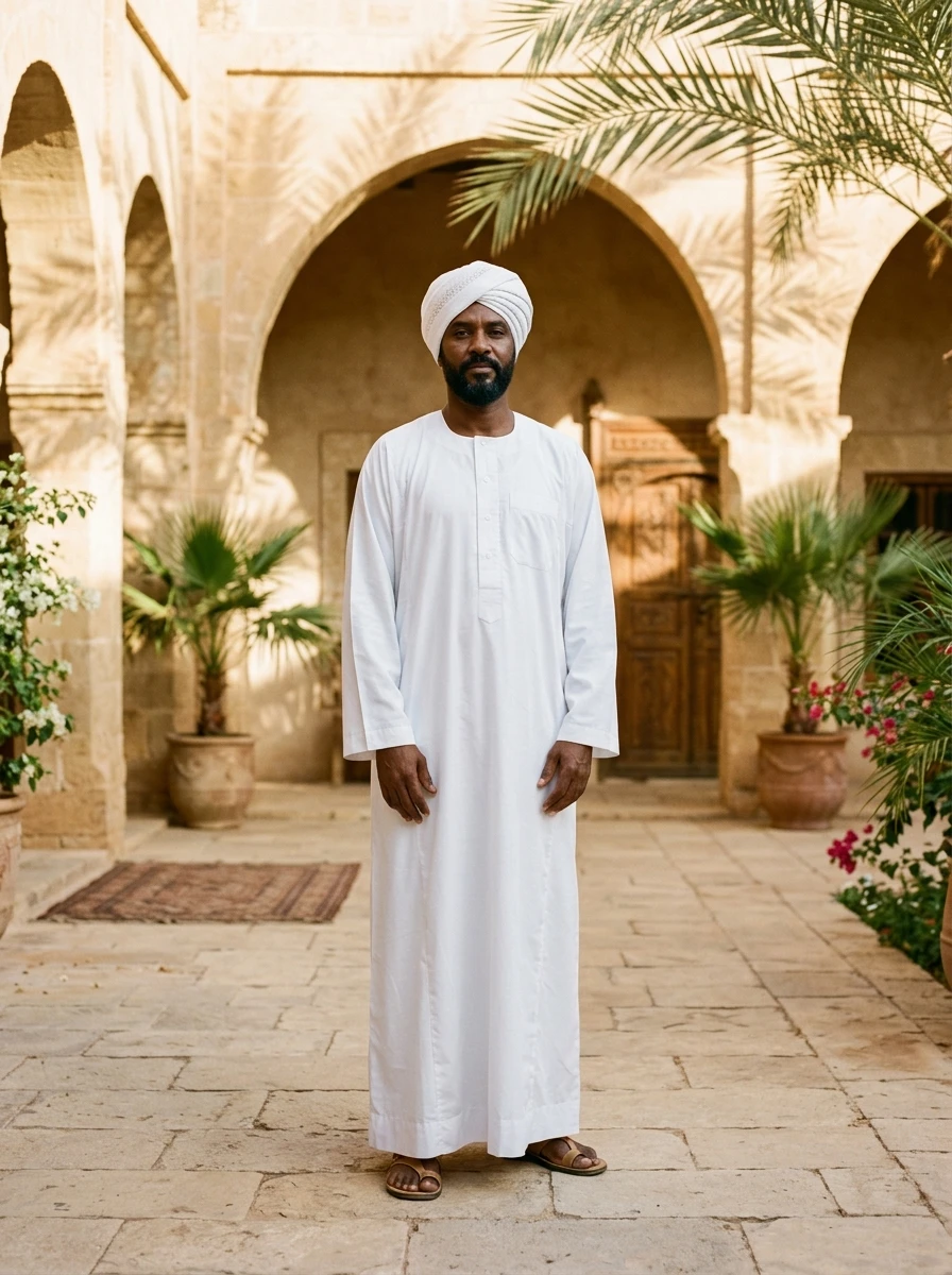 المعز — الثوب السوداني والجلابية السودانية الفاخرة